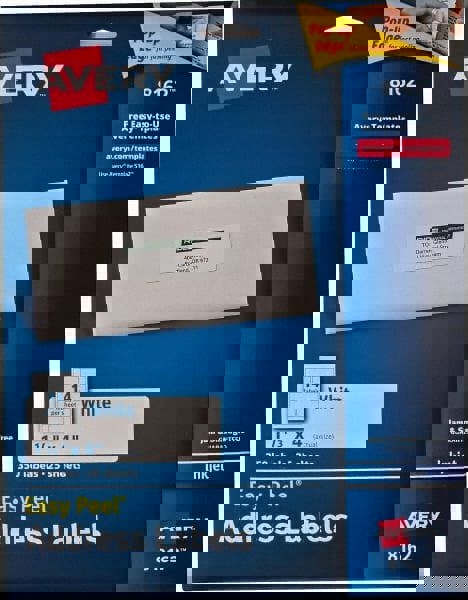 Label Maker Label: White, Paper, 4